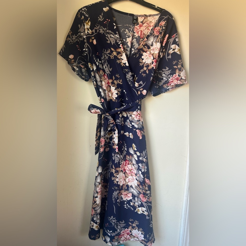 Two floral dresses: A New Day and SHEIN